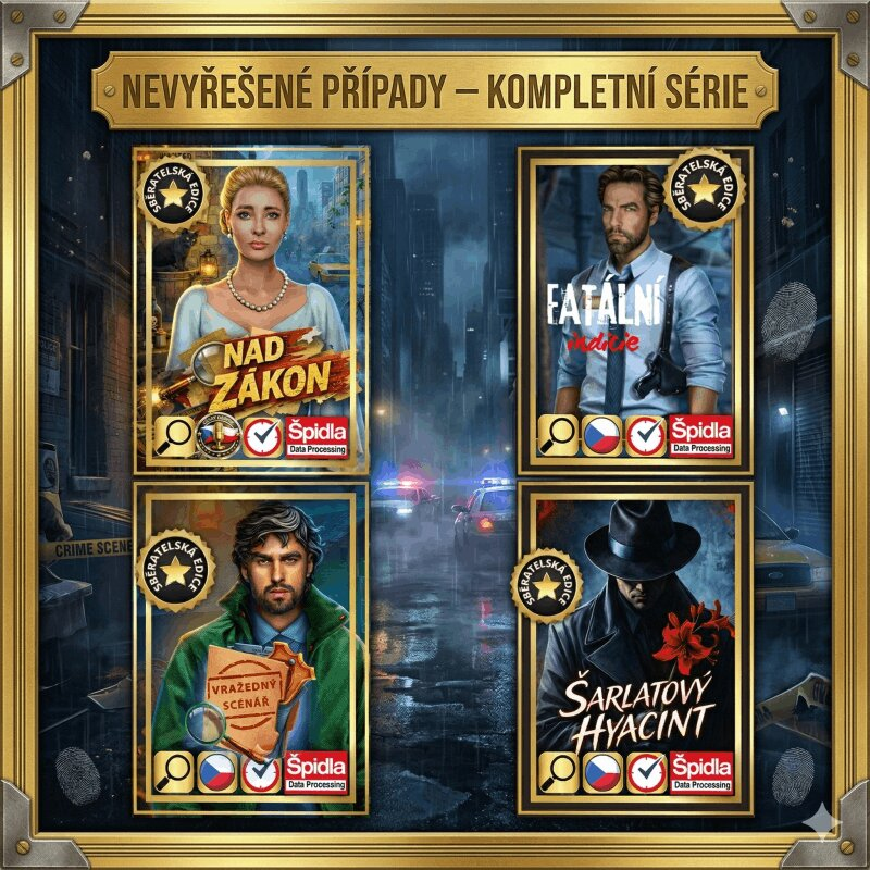 Nevyřešené případy – Kompletní série