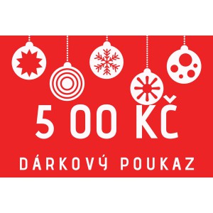 Dárkový poukaz na 500  Kč