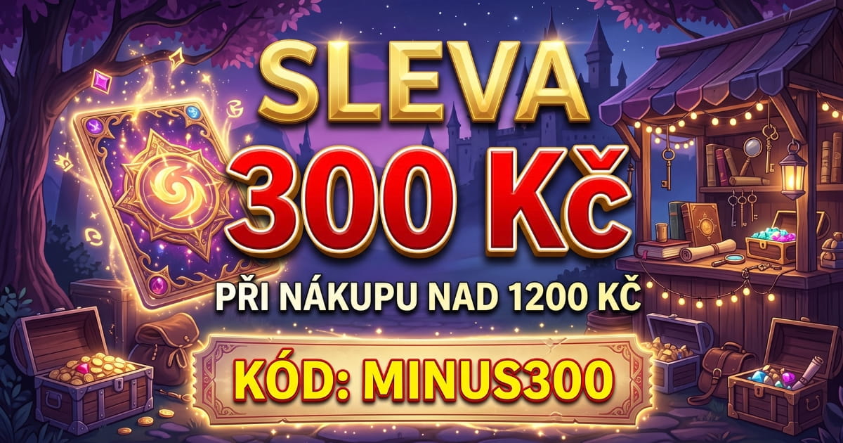 Udělejte si radost: Ušetřete 300 Kč při nákupu nových her