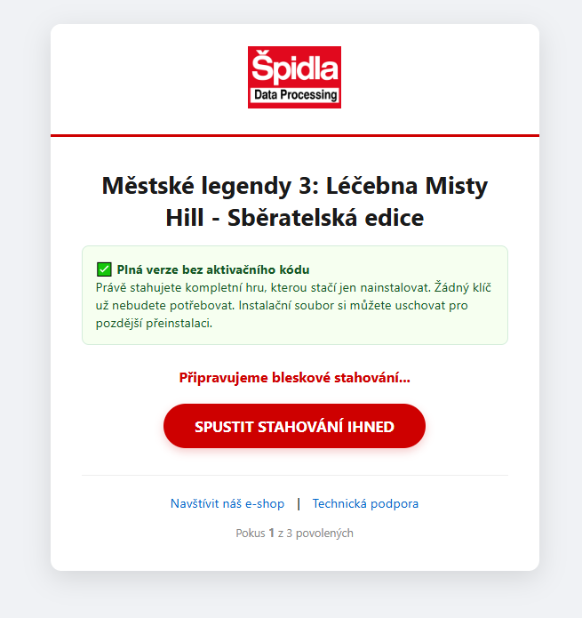 Uživatelský panel – přehled objednávek